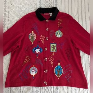 Onque Woman Holiday Cardigan